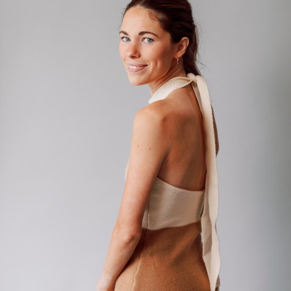 🆕 BRIZO HALTER SWEATER DRESS - Picture 3 of 6
